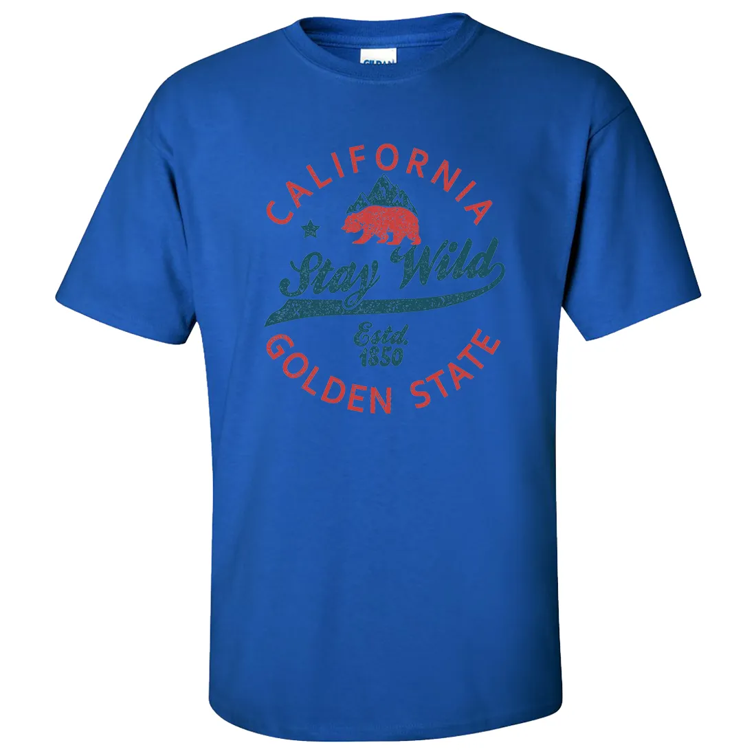 California Stay Wild Asst Colors T-shirt/tee