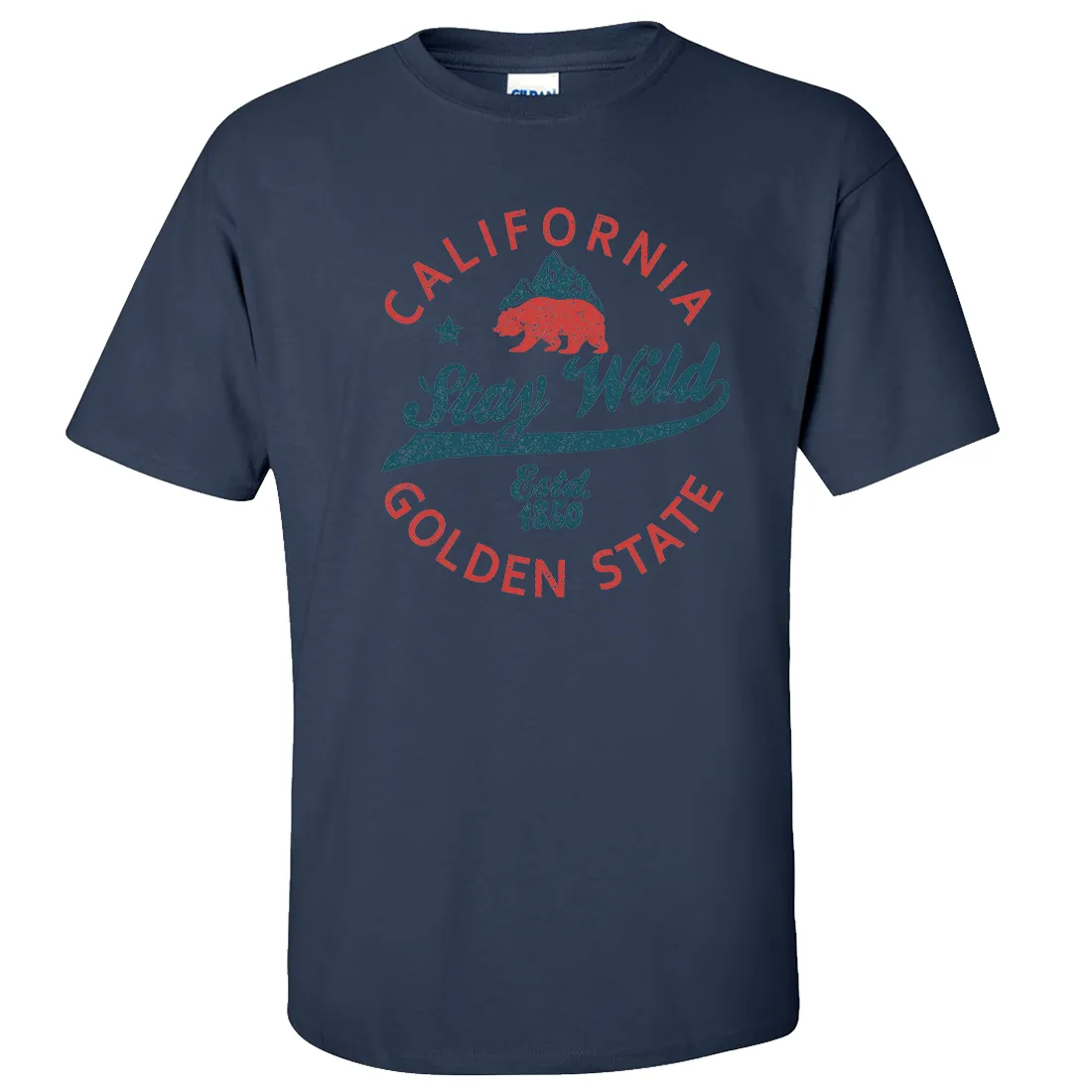 California Stay Wild Asst Colors T-shirt/tee