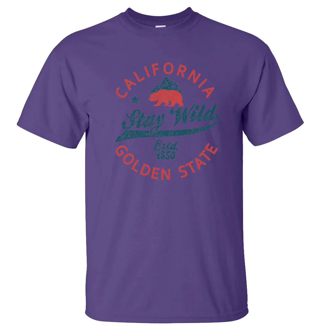 California Stay Wild Asst Colors T-shirt/tee
