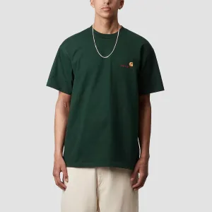 Carhartt WIP American Script T-Shirt Conifer