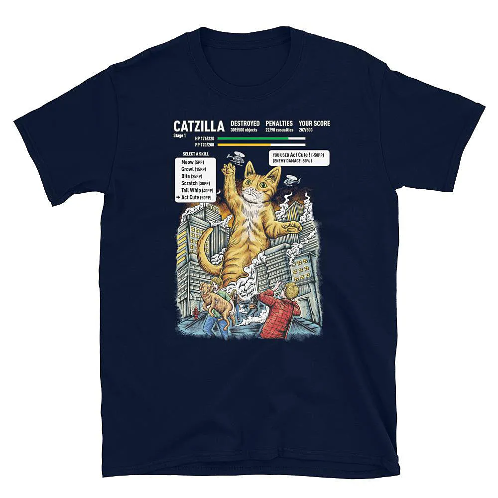 Catzilla Video Game Classic T-Shirt