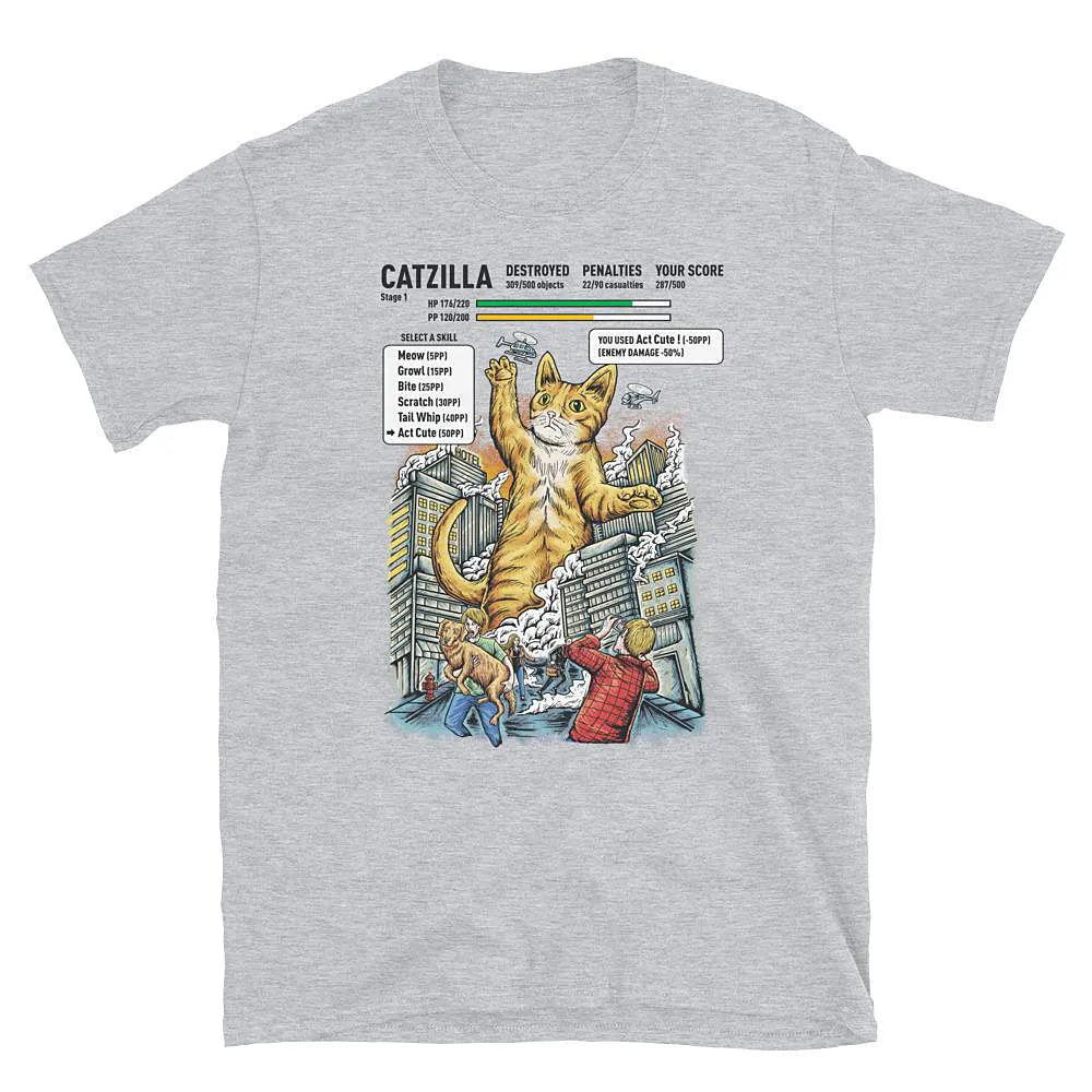 Catzilla Video Game Classic T-Shirt