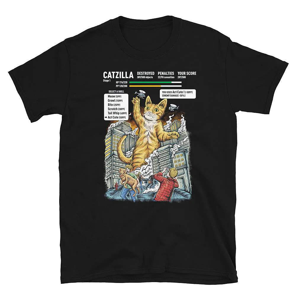 Catzilla Video Game Classic T-Shirt