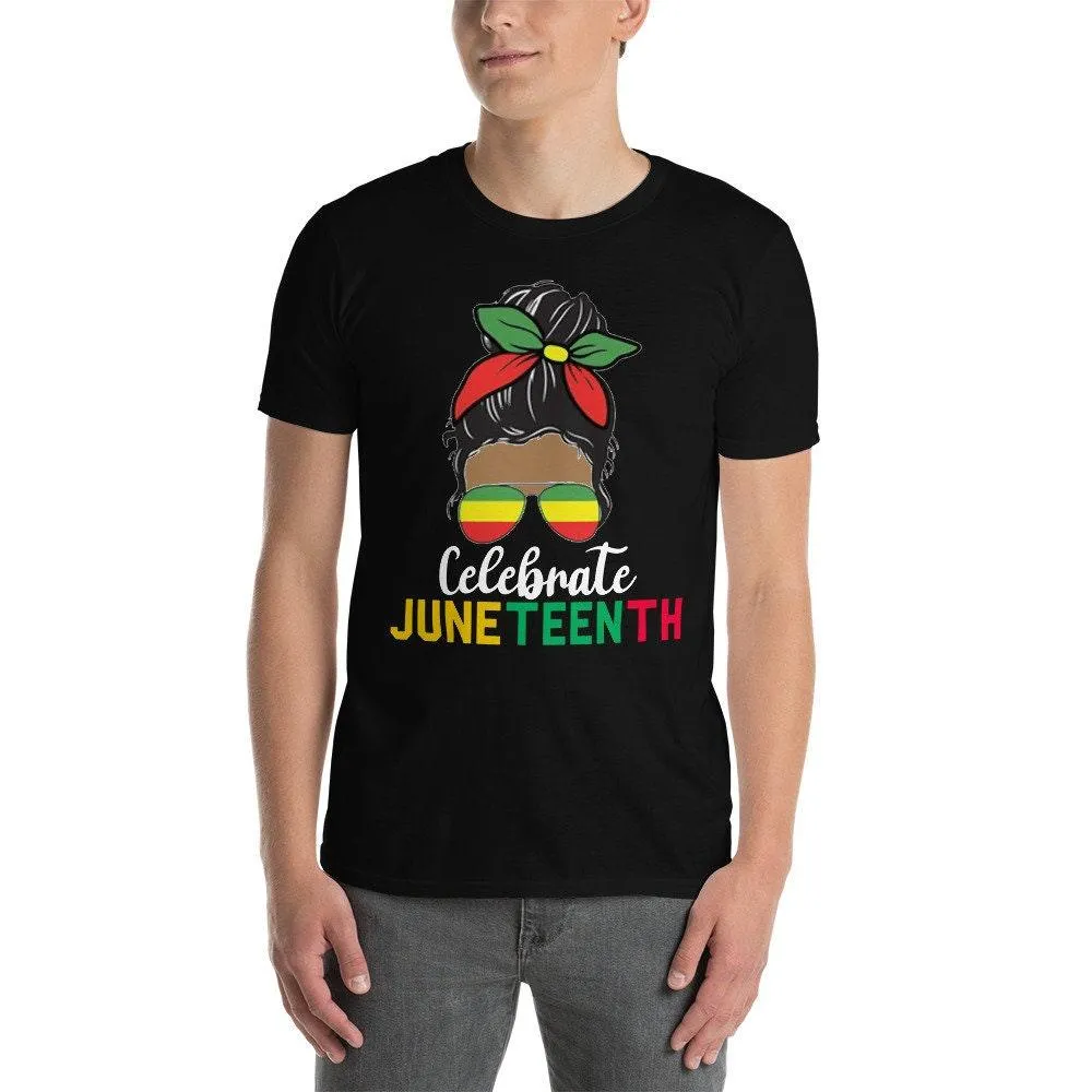 celeberate junteenth pride afro american, t-shirt