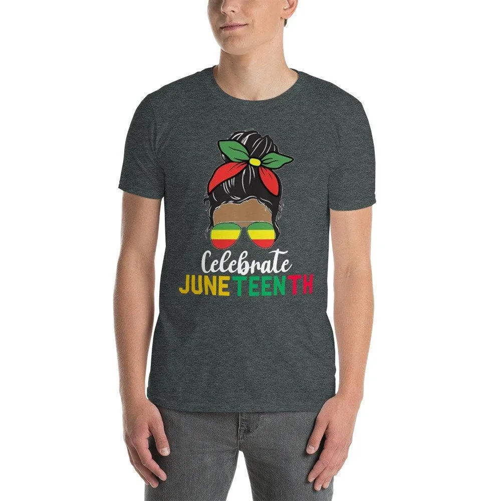 celeberate junteenth pride afro american, t-shirt