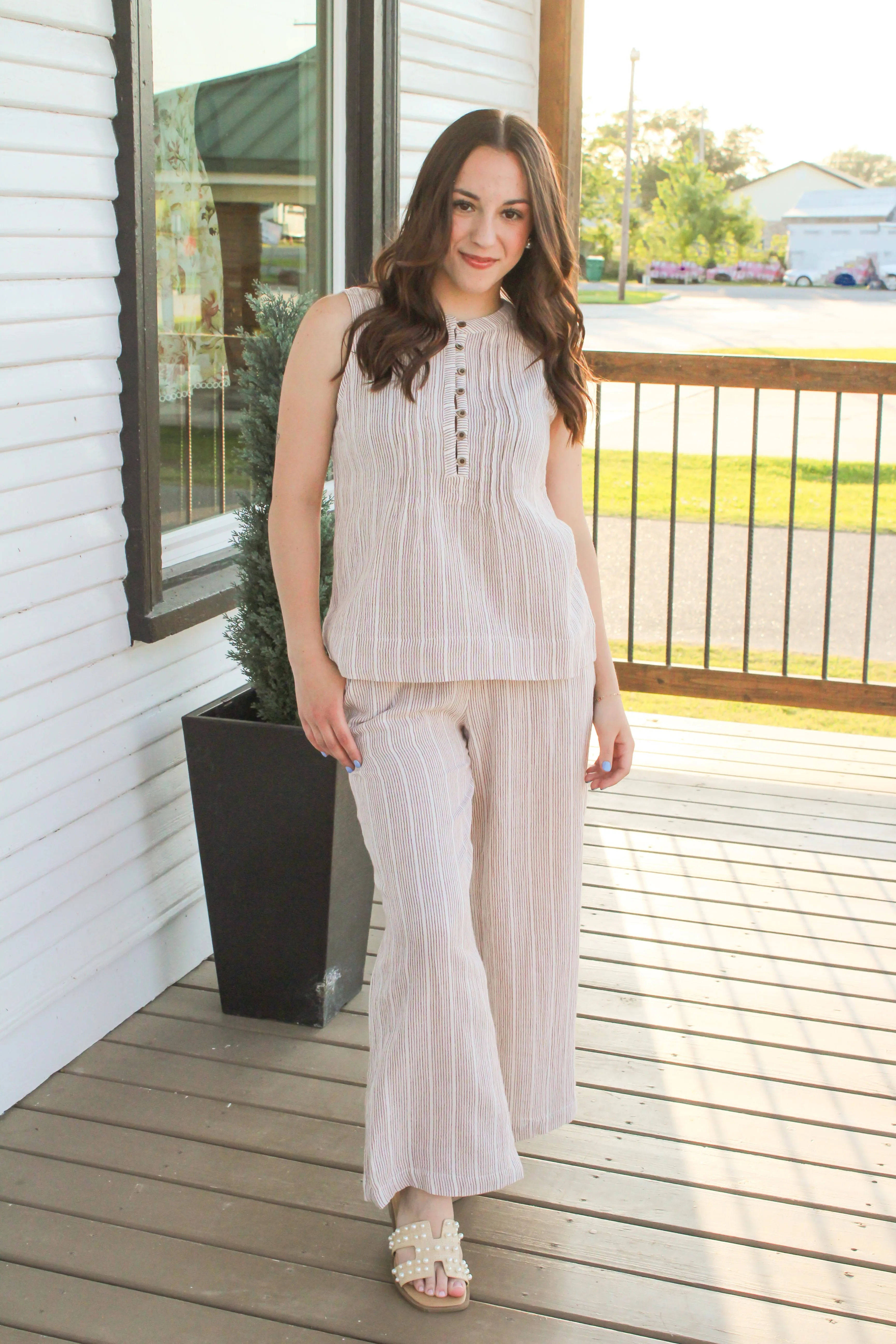 Chelsea Striped Pants