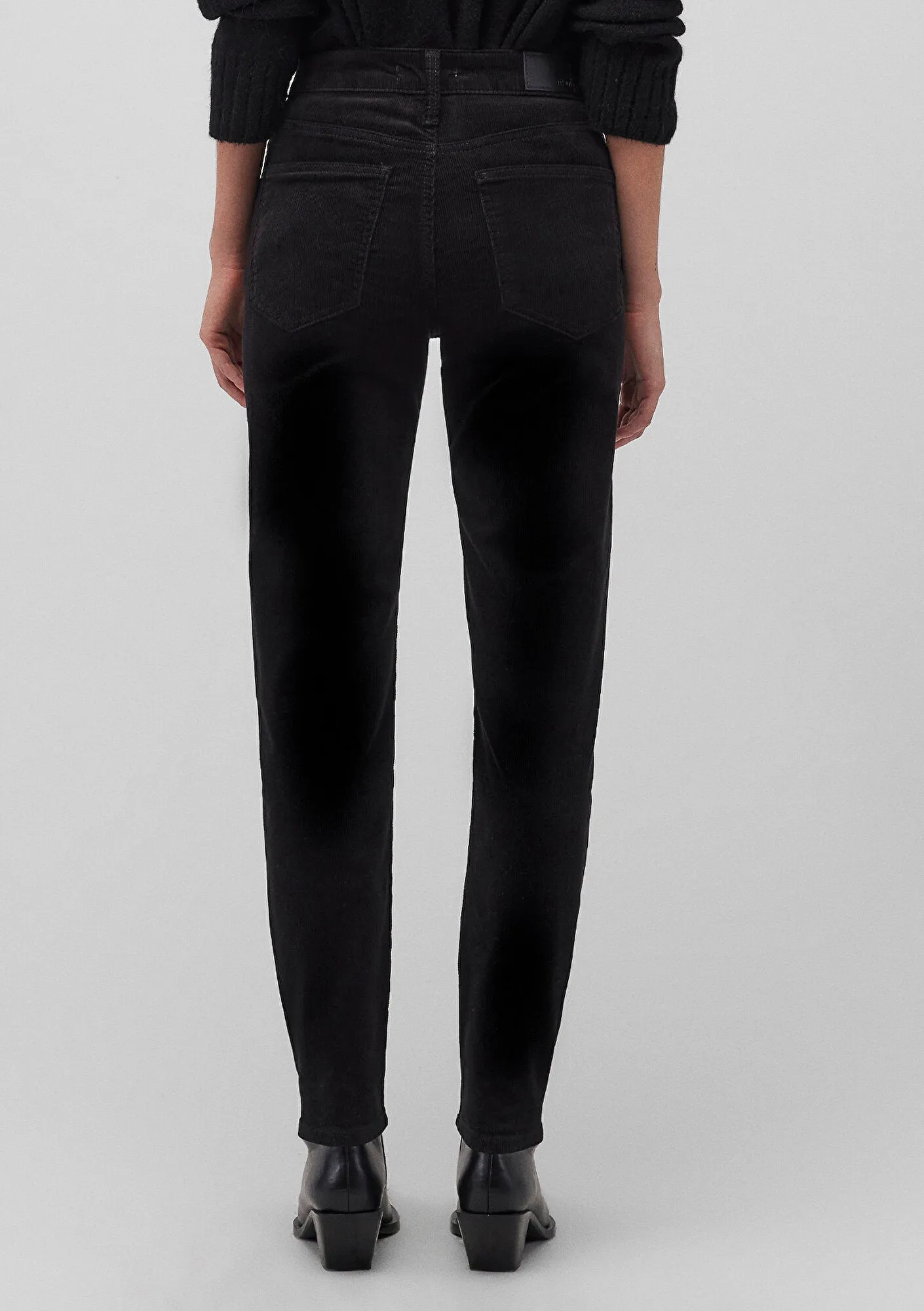 Cindy Black Cord Pants