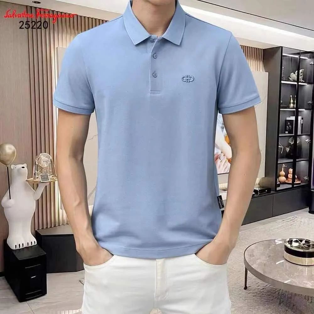 Classic Polo T-Shirt with Embroidered Chest Logo