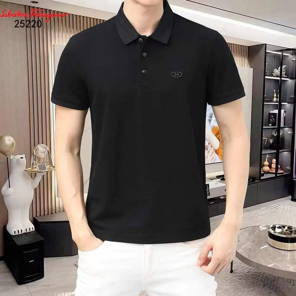 Classic Polo T-Shirt with Embroidered Chest Logo