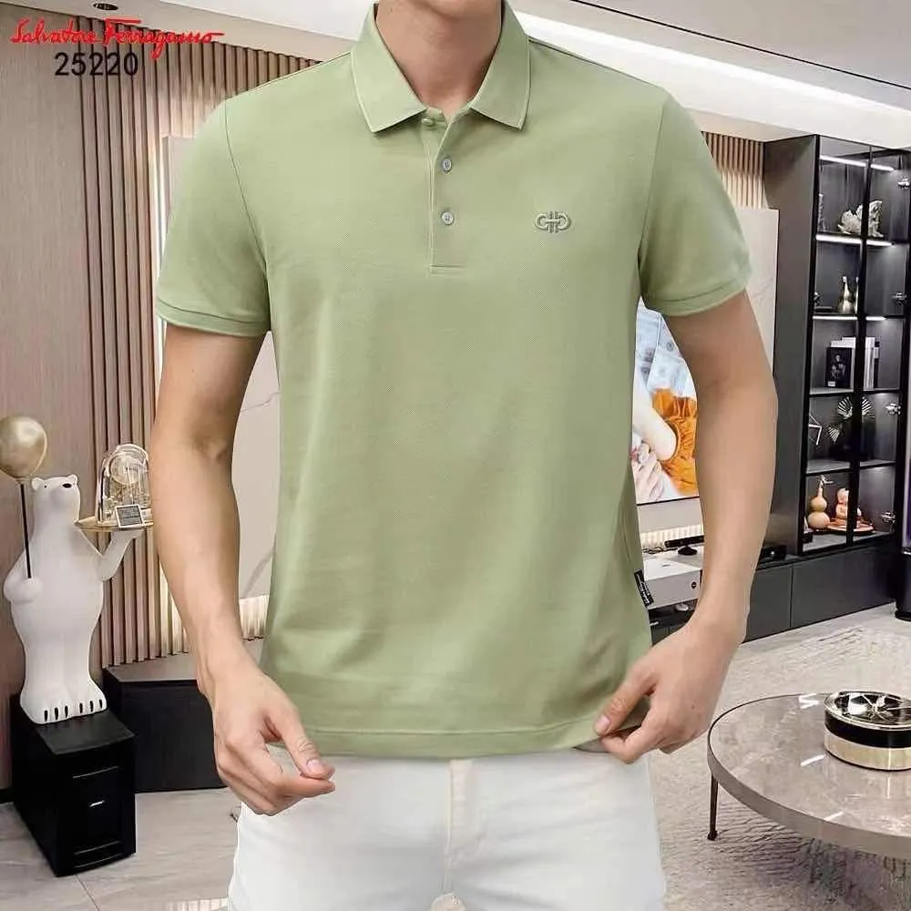 Classic Polo T-Shirt with Embroidered Chest Logo