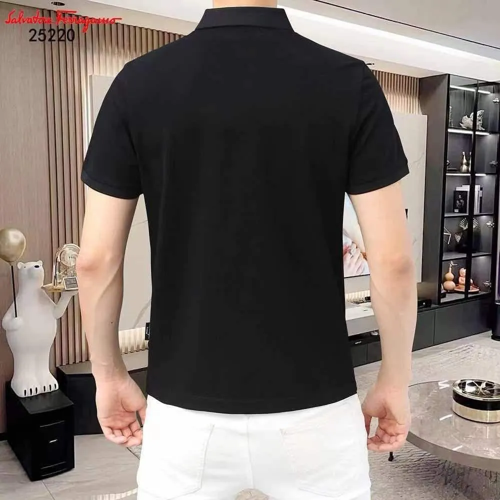 Classic Polo T-Shirt with Embroidered Chest Logo