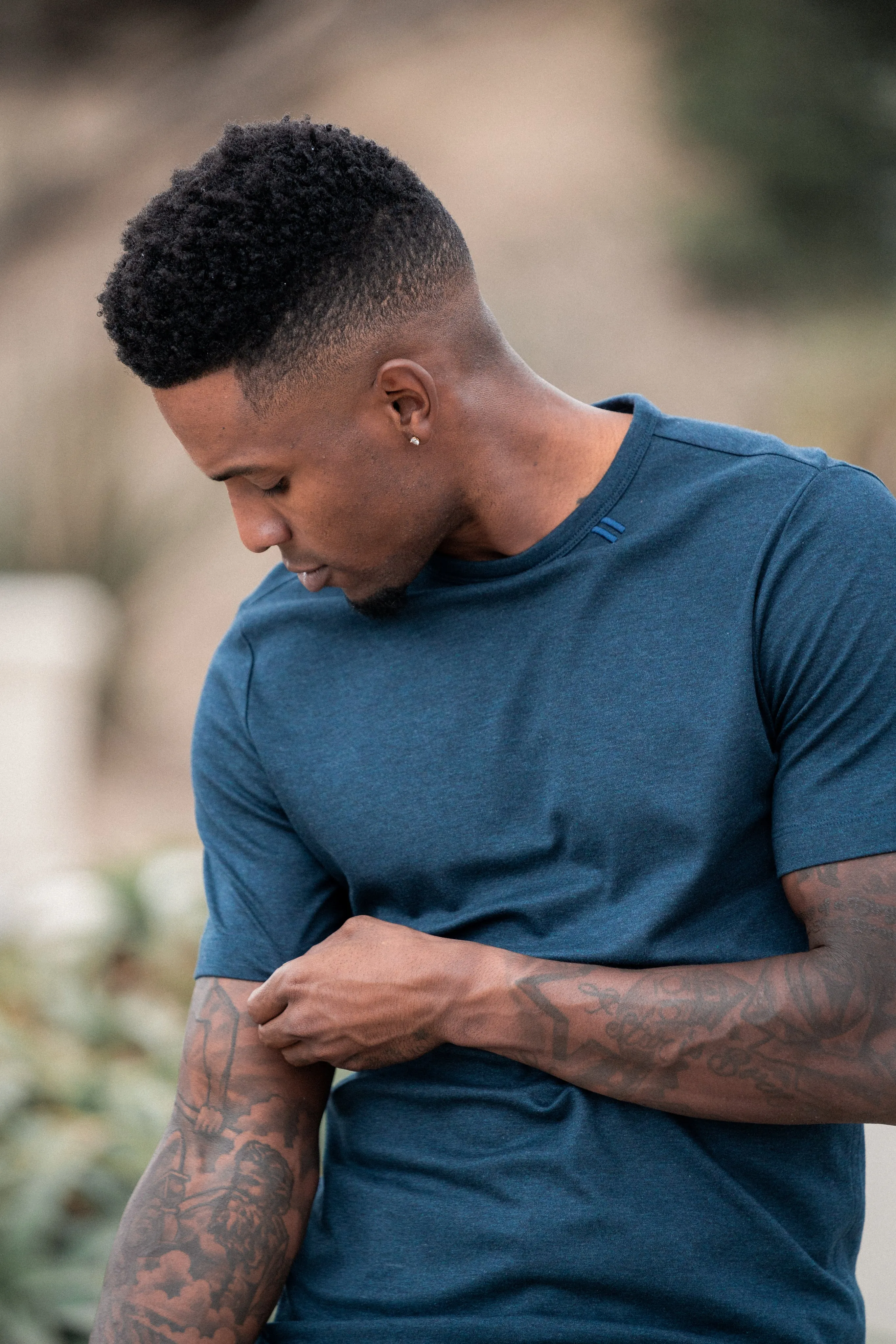 Classic T-Shirt - Heather Blue