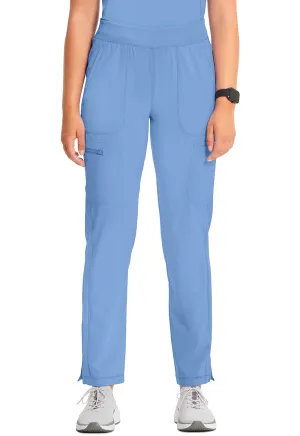 Classics CK065A Mid Rise Tapered Leg Pull-on Pants Ciel