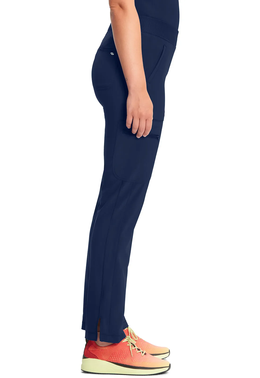 Classics CK065A Mid Rise Tapered Leg Pull-on Pants Navy