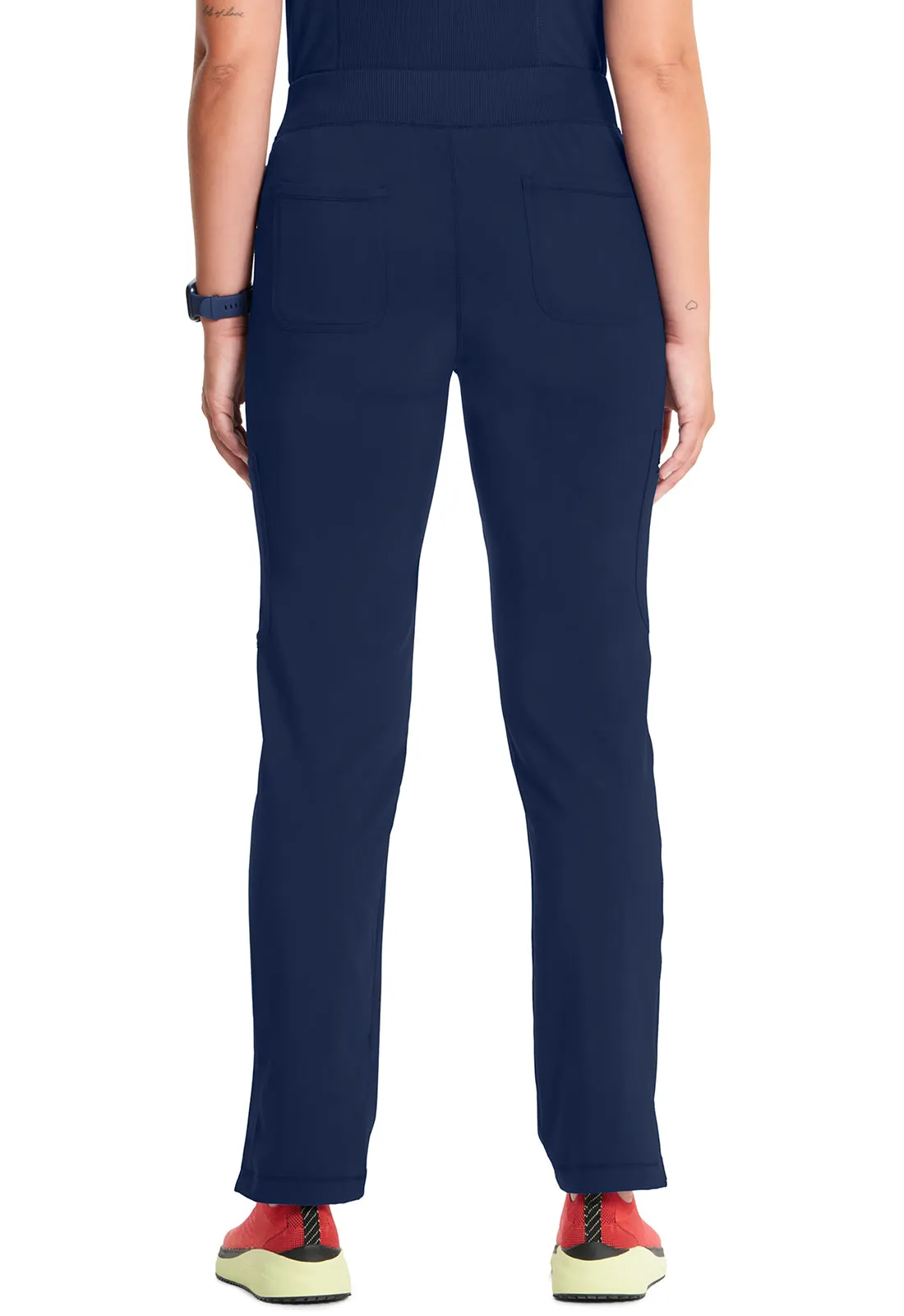 Classics CK065A Mid Rise Tapered Leg Pull-on Pants Navy