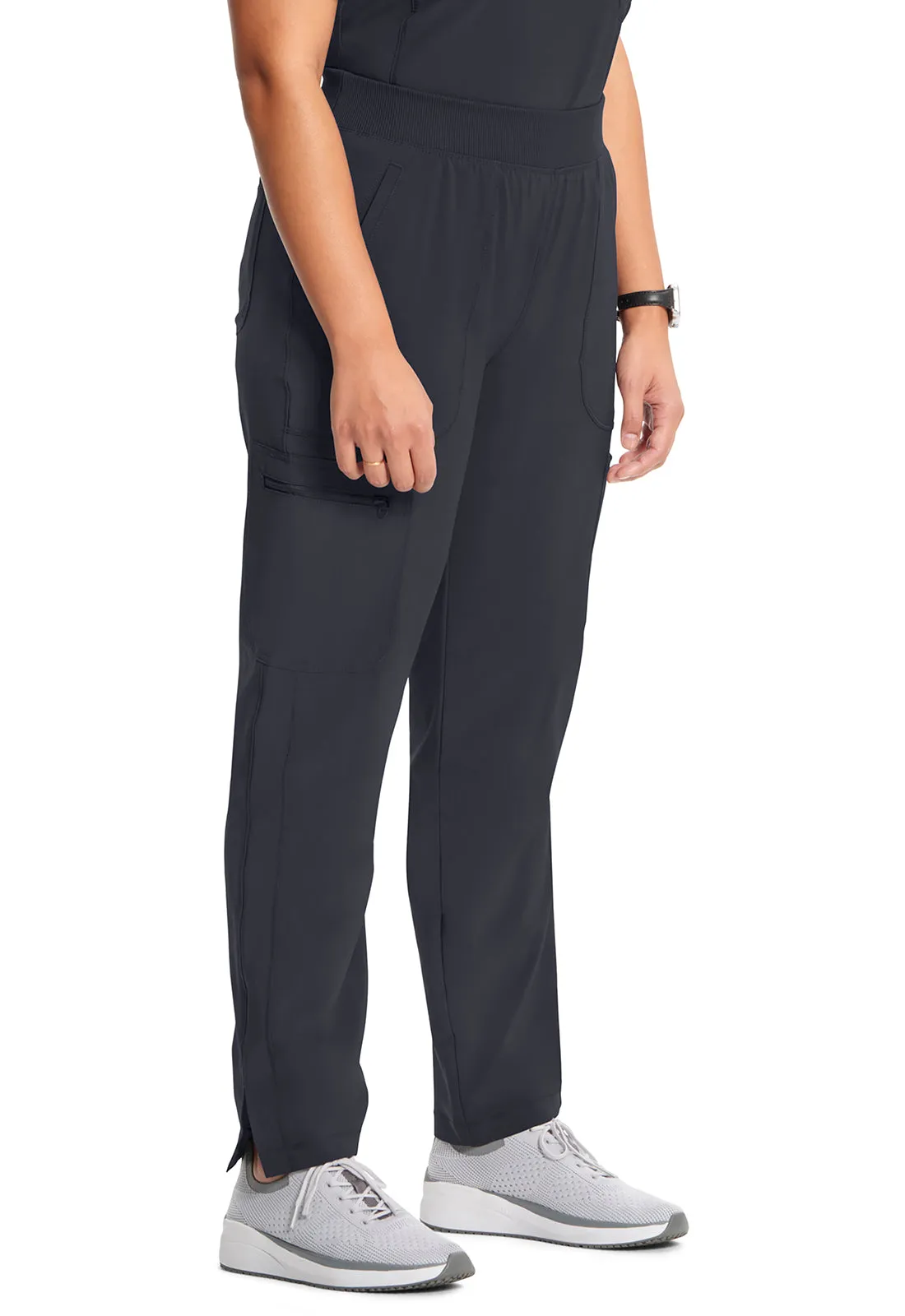 Classics CK065A Mid Rise Tapered Leg Pull-on Pants Pewter