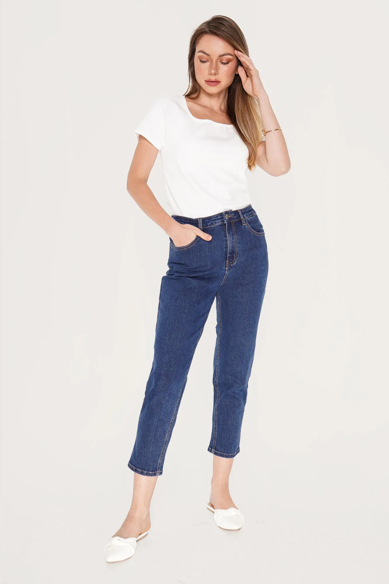 Closet Staples Square Neck Tee