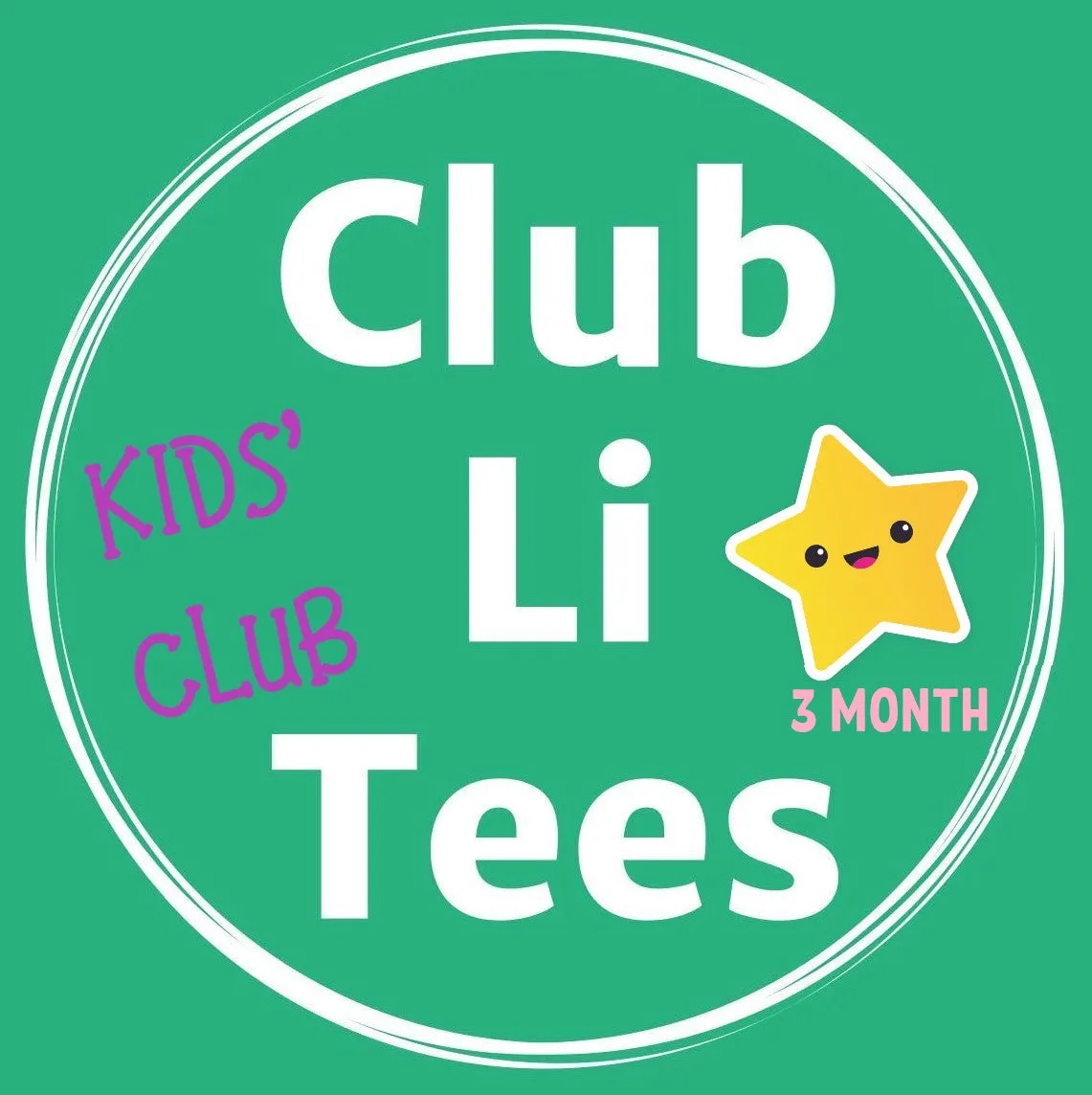 CLUB LI TEES KIDS' Club  3 MONTH PLAN