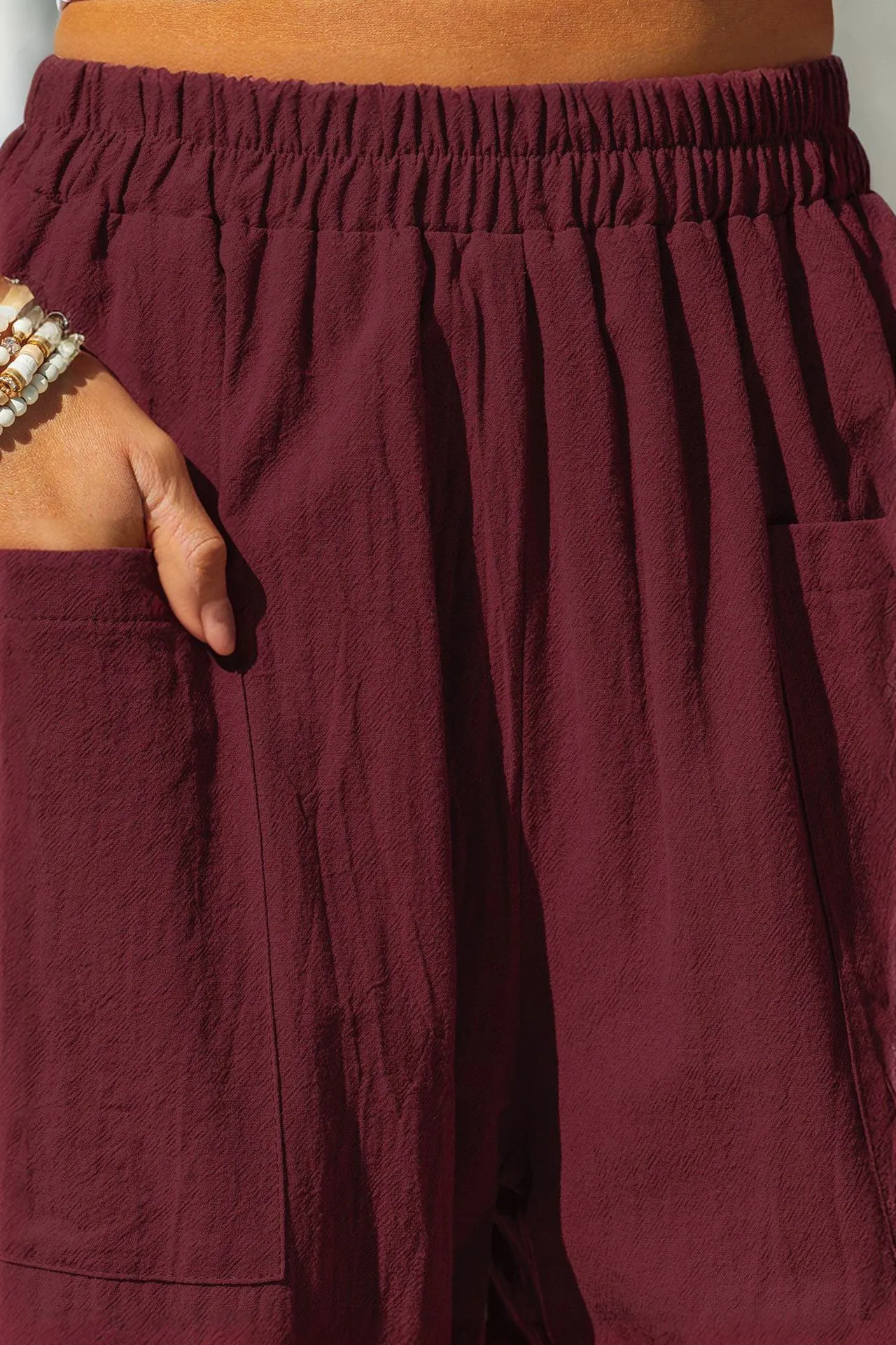 Coastal Breeze Cotton-Linen Pants