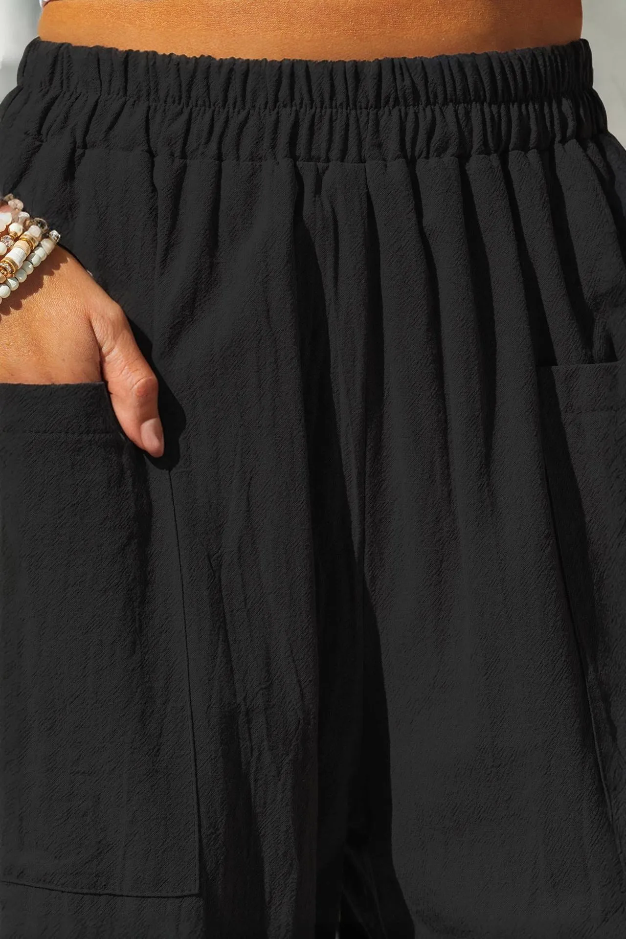 Coastal Breeze Cotton-Linen Pants