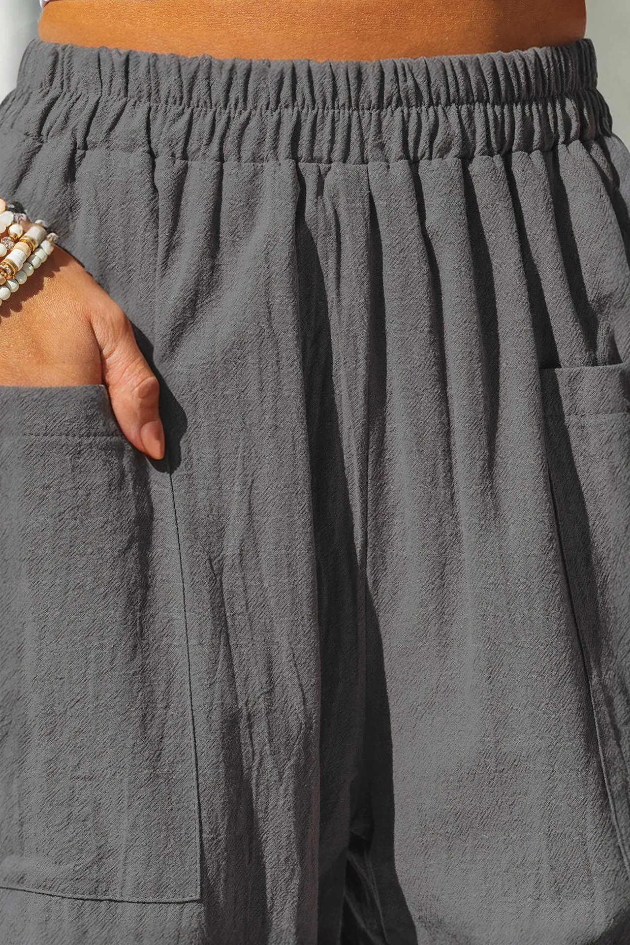 Coastal Breeze Cotton-Linen Pants