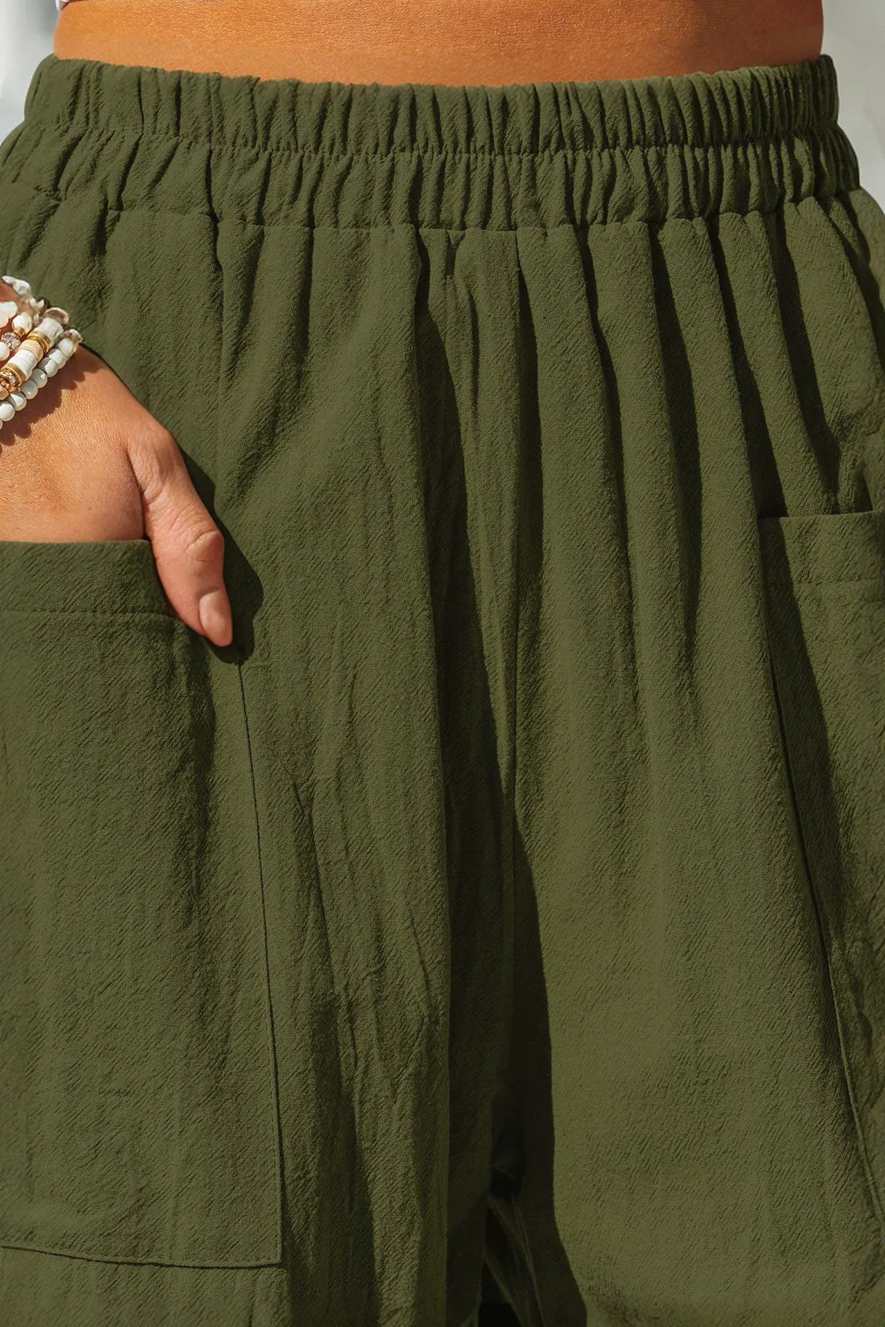 Coastal Breeze Cotton-Linen Pants