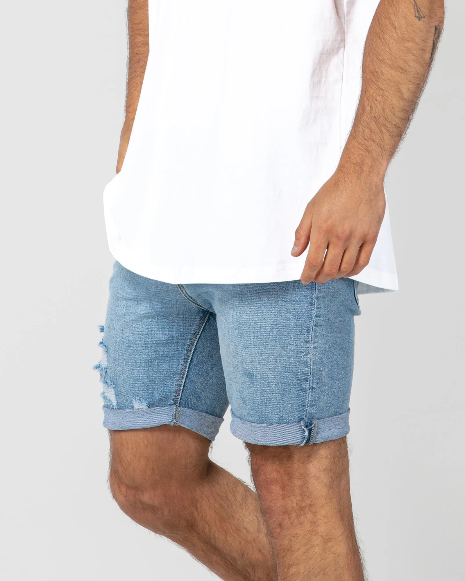 Costa Blue Denim Shorts