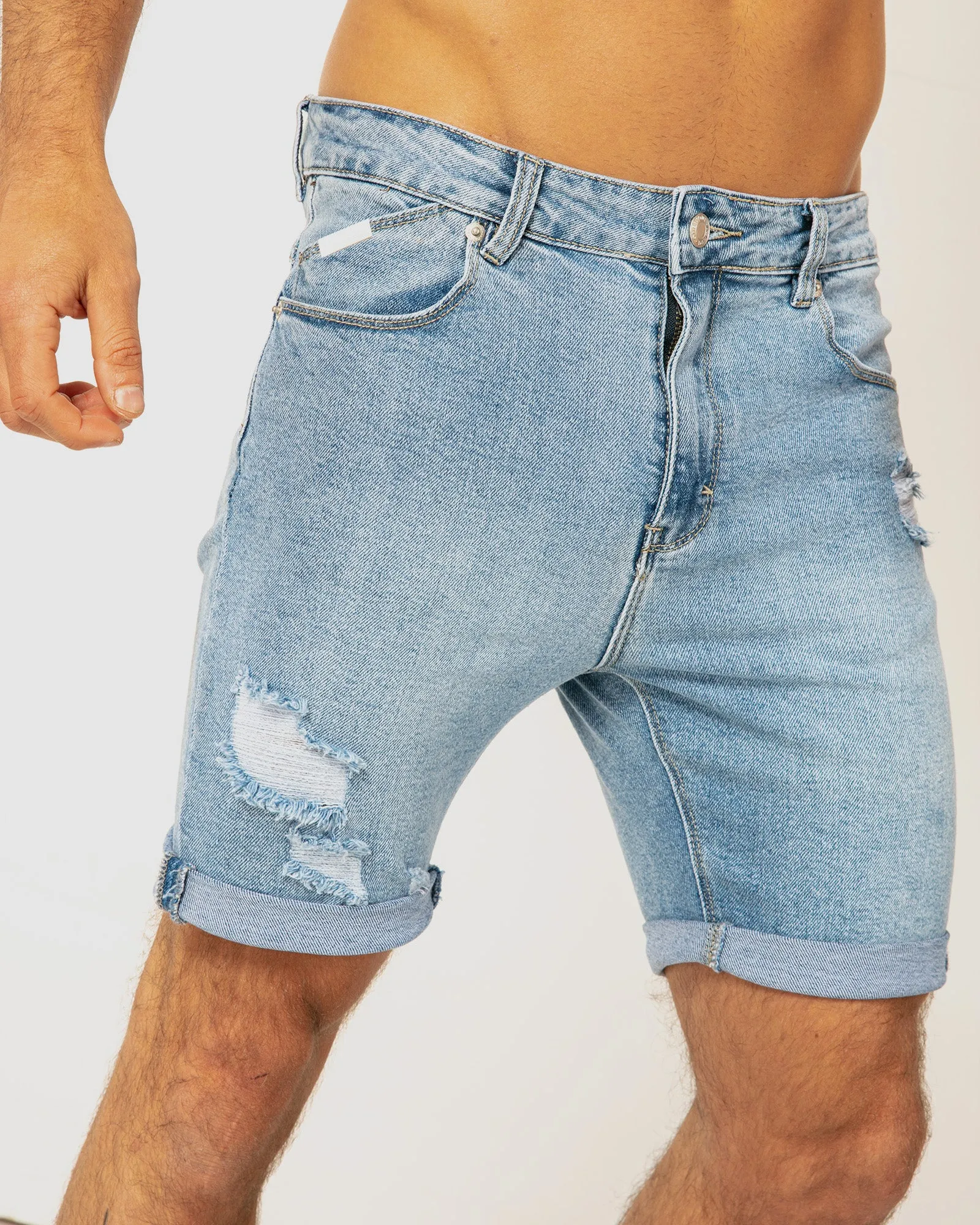 Costa Blue Denim Shorts
