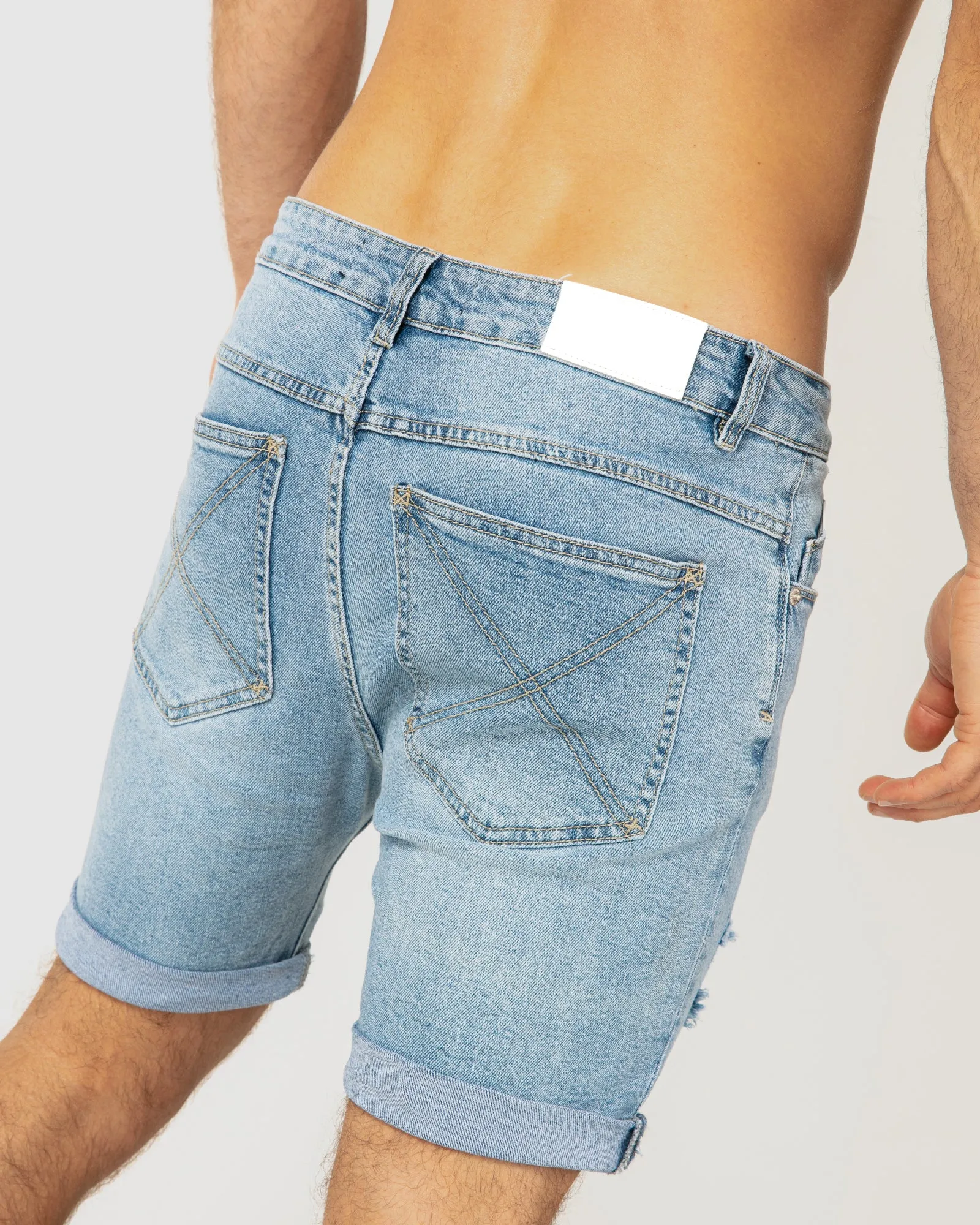 Costa Blue Denim Shorts