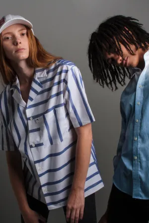 Cotton Stripe Dobby Shirt