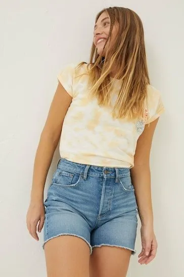 Courtney Cut Off Denim Shorts