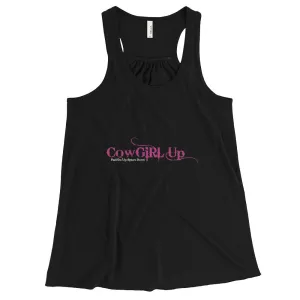 CowGirl Up Panties Up Spurs Down Racerback Tank Top