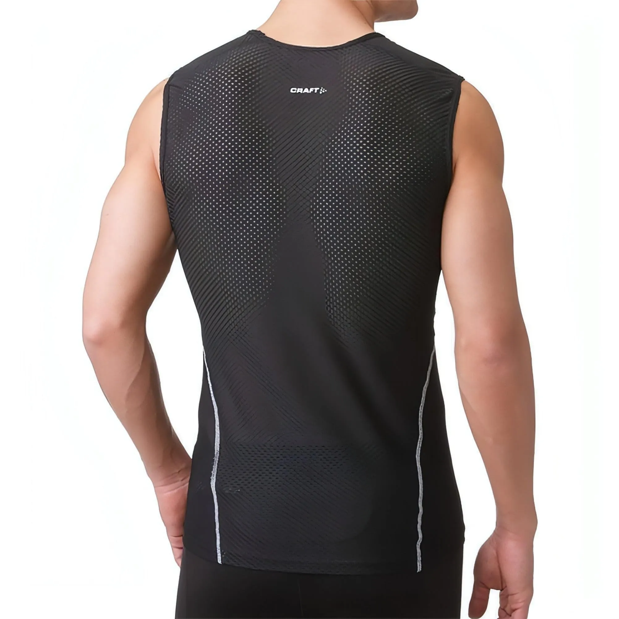 Craft Cool Mesh SuperLight Mens Sleeveless Baselayer - Black