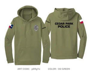 CUSTOM Cedar Park Police Department Hi-Tech Performance Hoodie - pERgYx