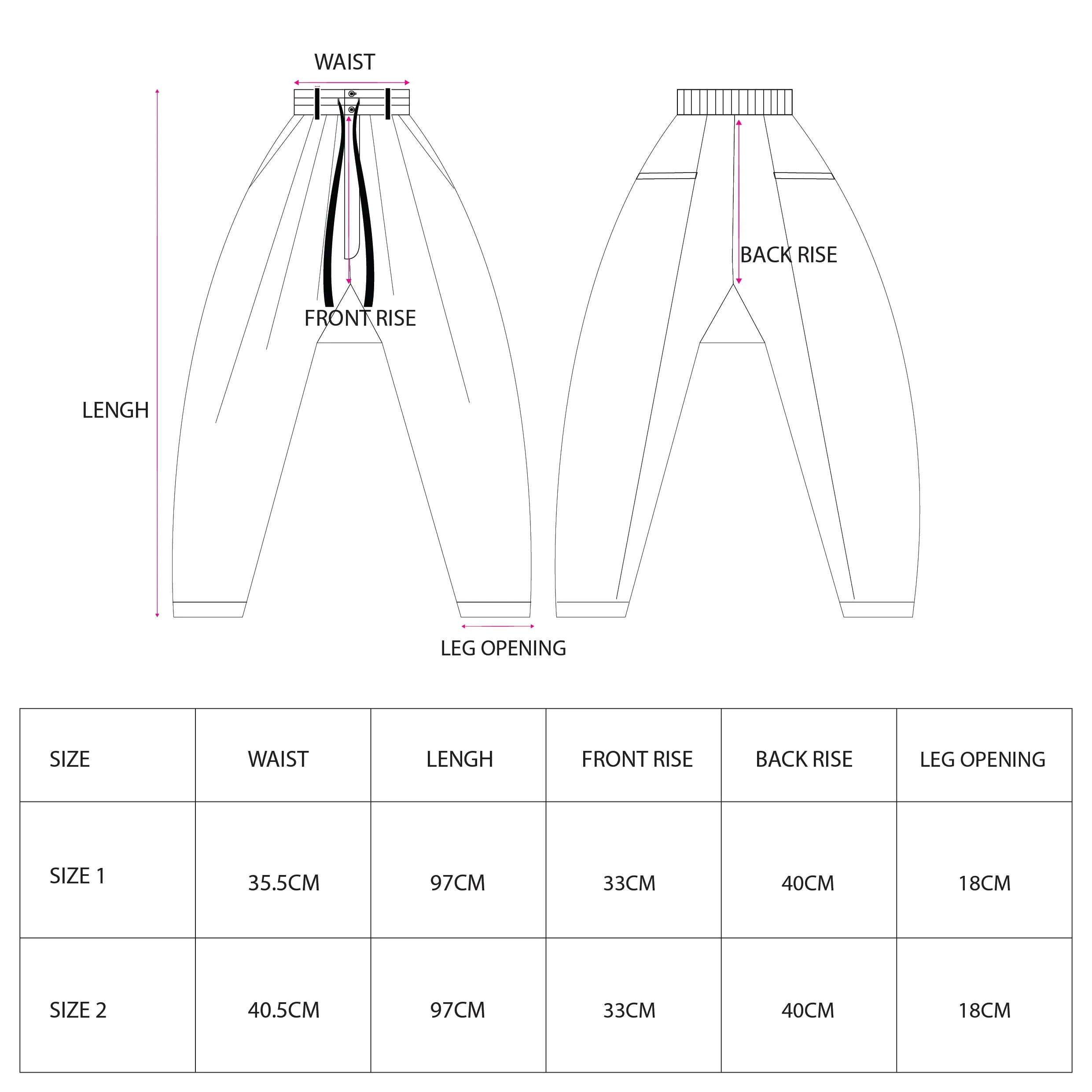 Depression Tapered Pants