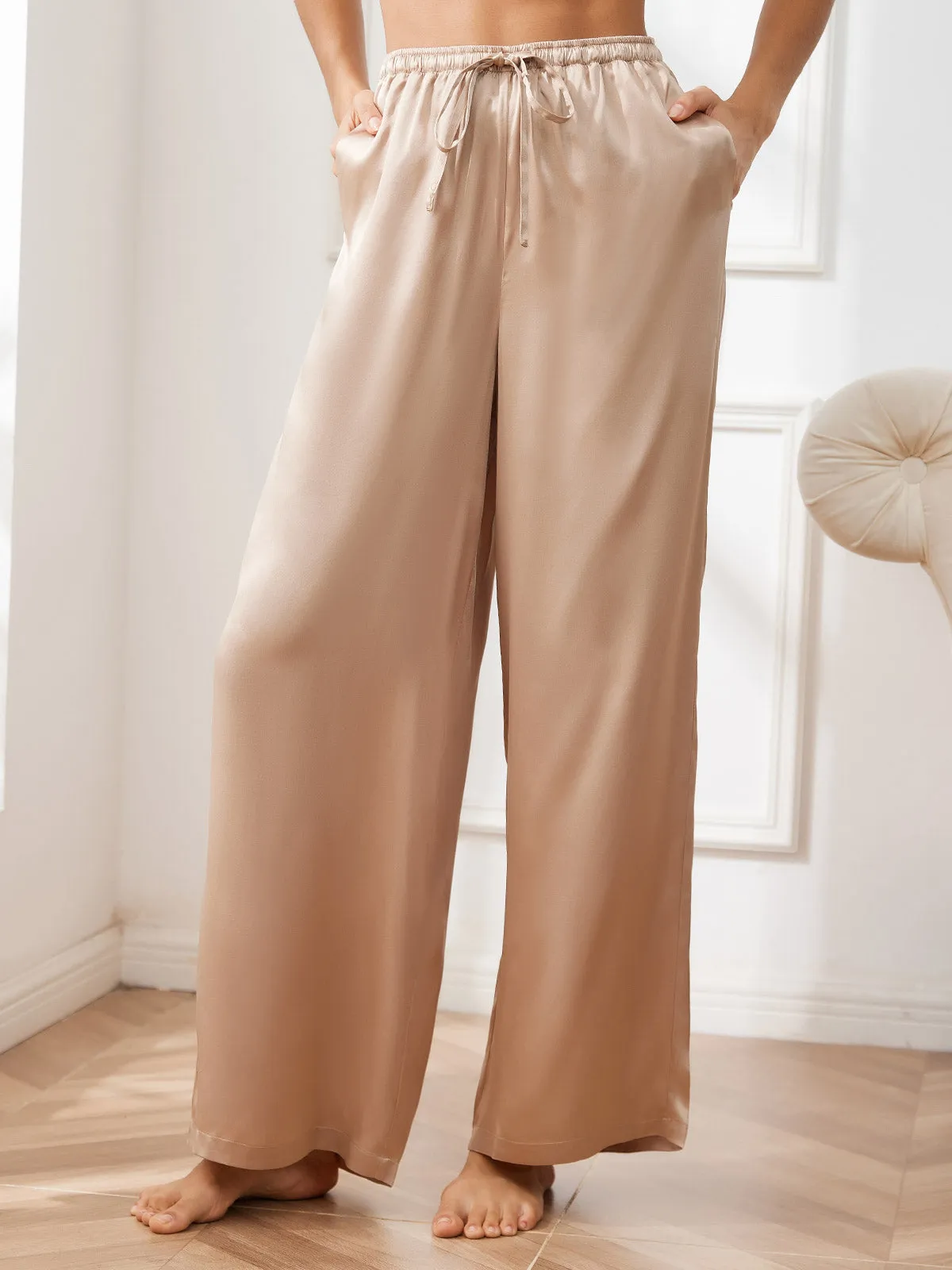 Diantha - Breathable Linen Feel Woman's Trousers