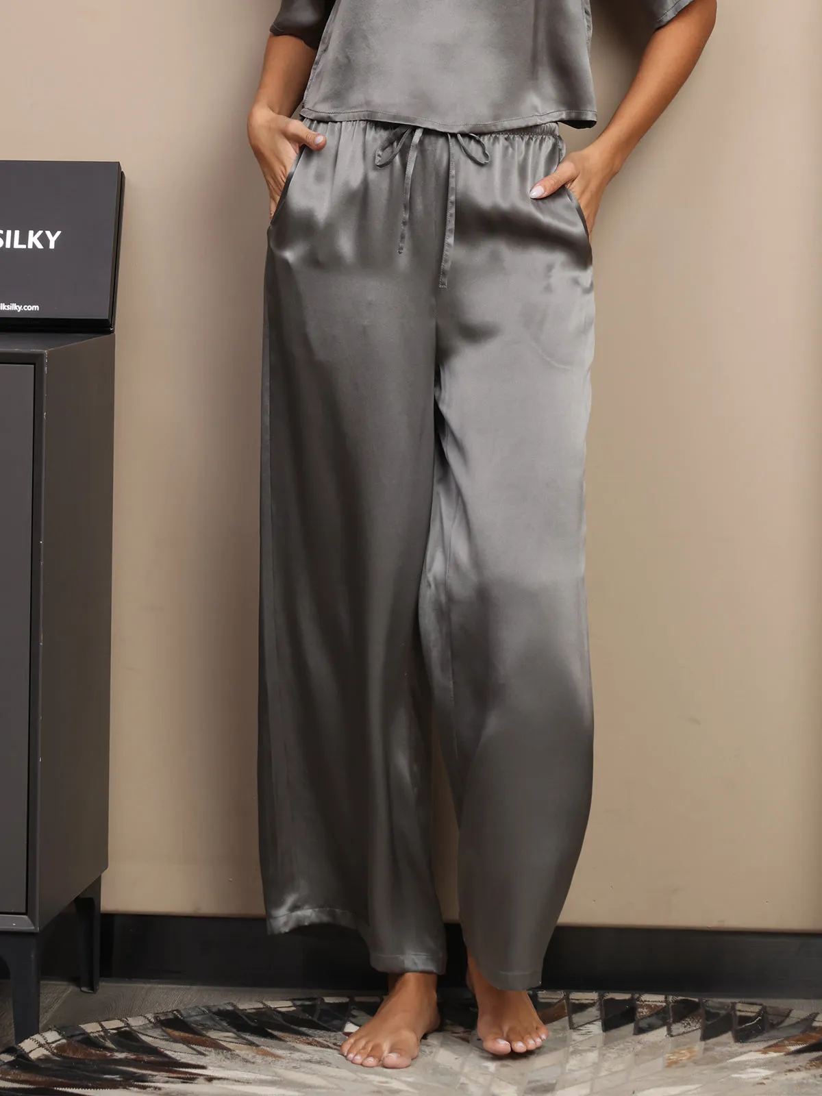 Diantha - Breathable Linen Feel Woman's Trousers