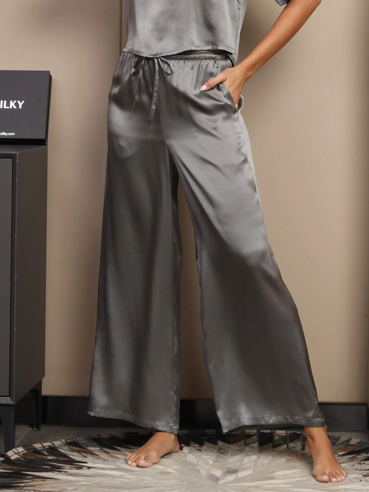Diantha - Breathable Linen Feel Woman's Trousers