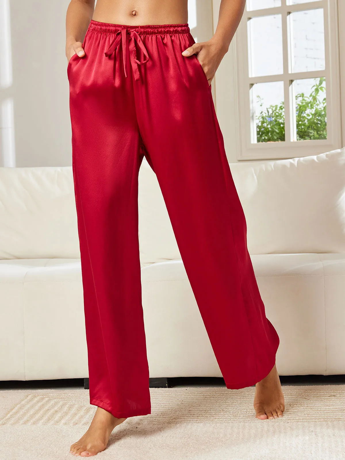 Diantha - Breathable Linen Feel Woman's Trousers