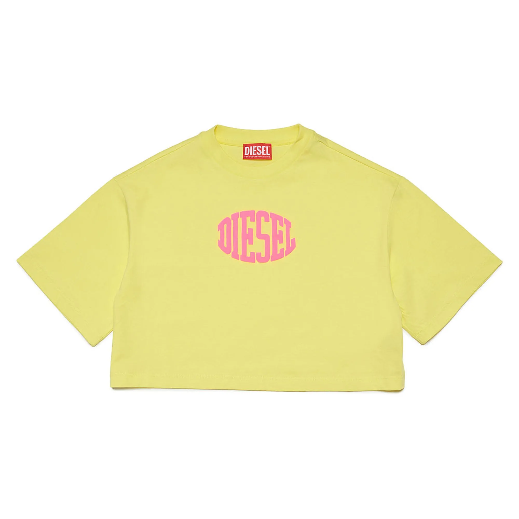 Diesel Tarki Yellow Cropped T-Shirt
