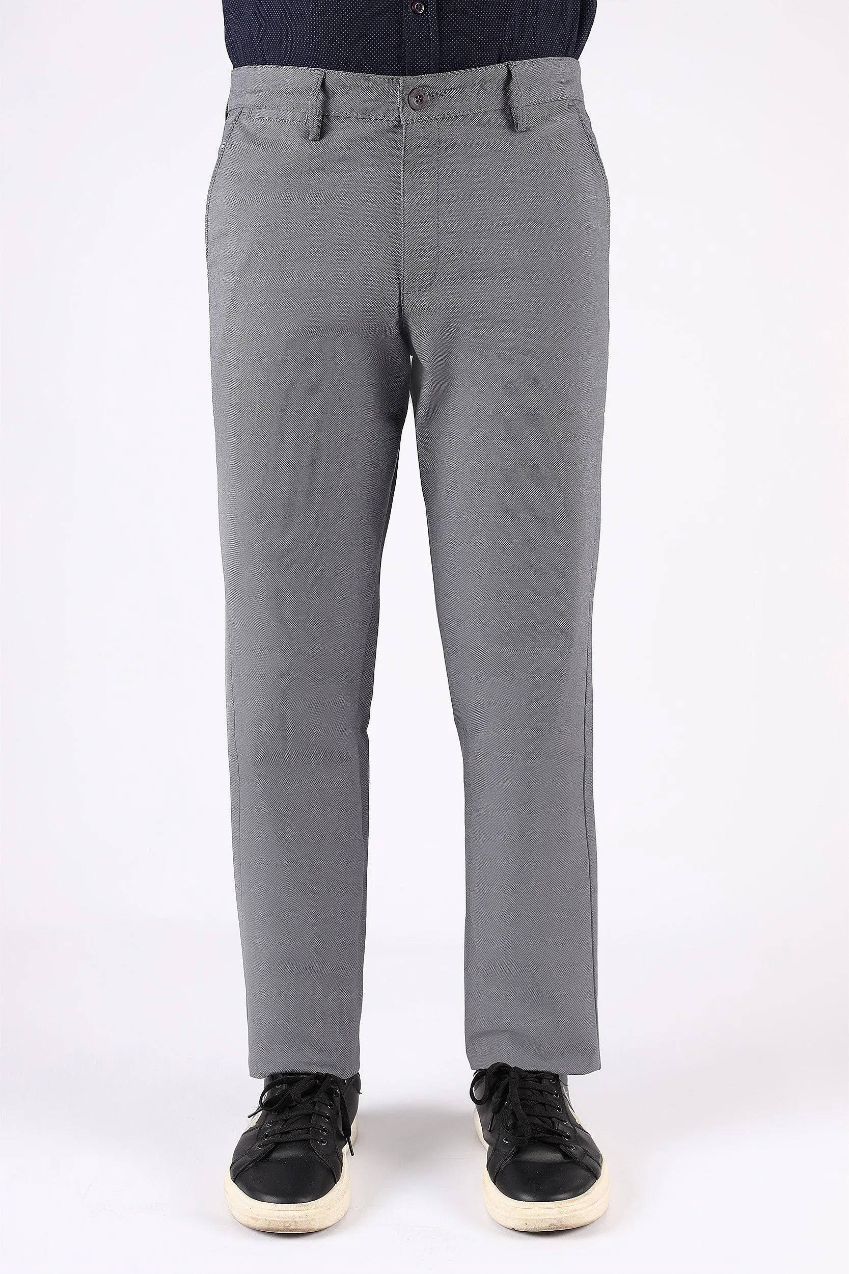 DOBBY TEXTURED TAPERED PANTS