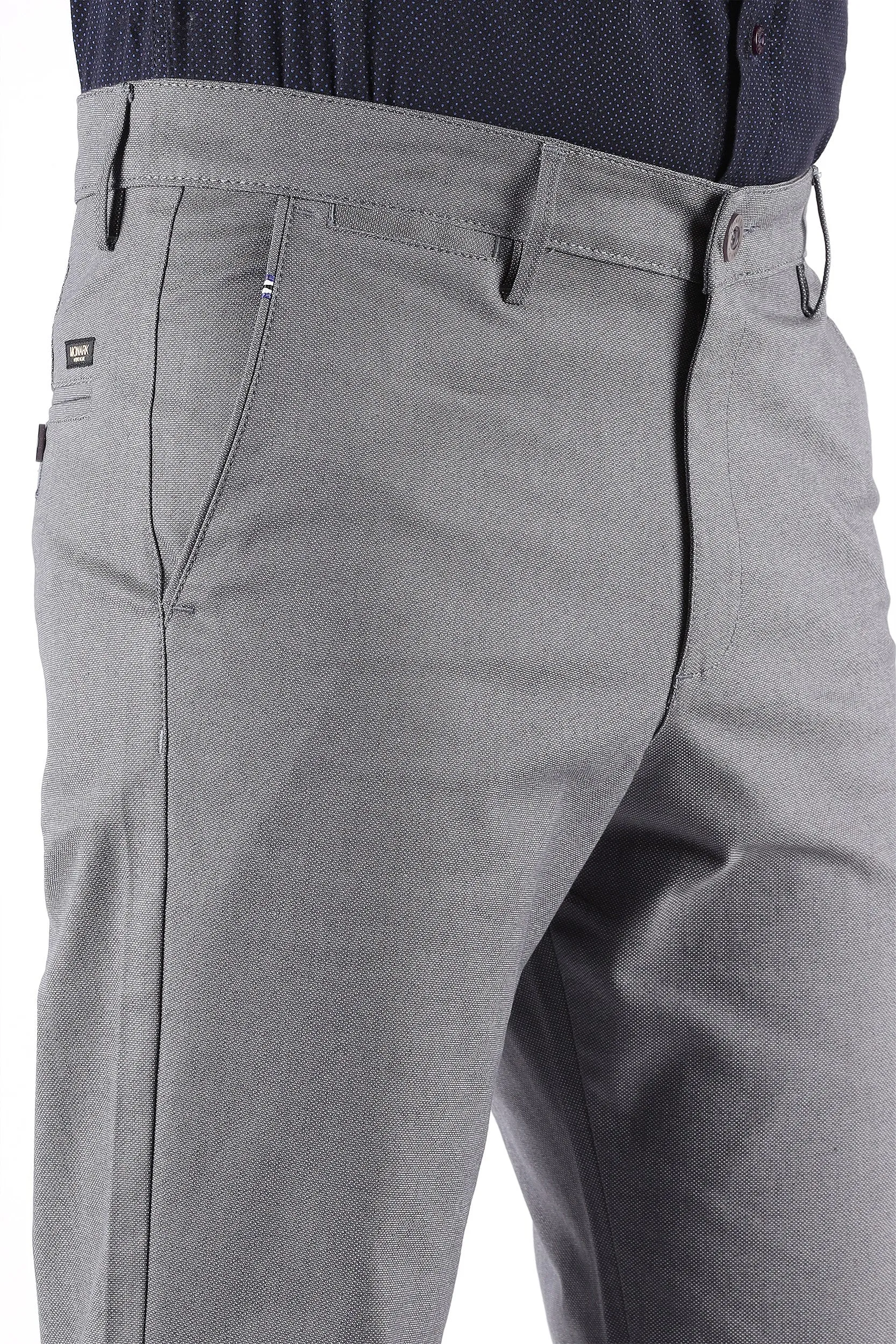 DOBBY TEXTURED TAPERED PANTS