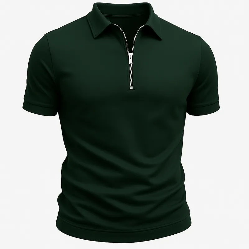 Domoir | Zip Polo Shirt