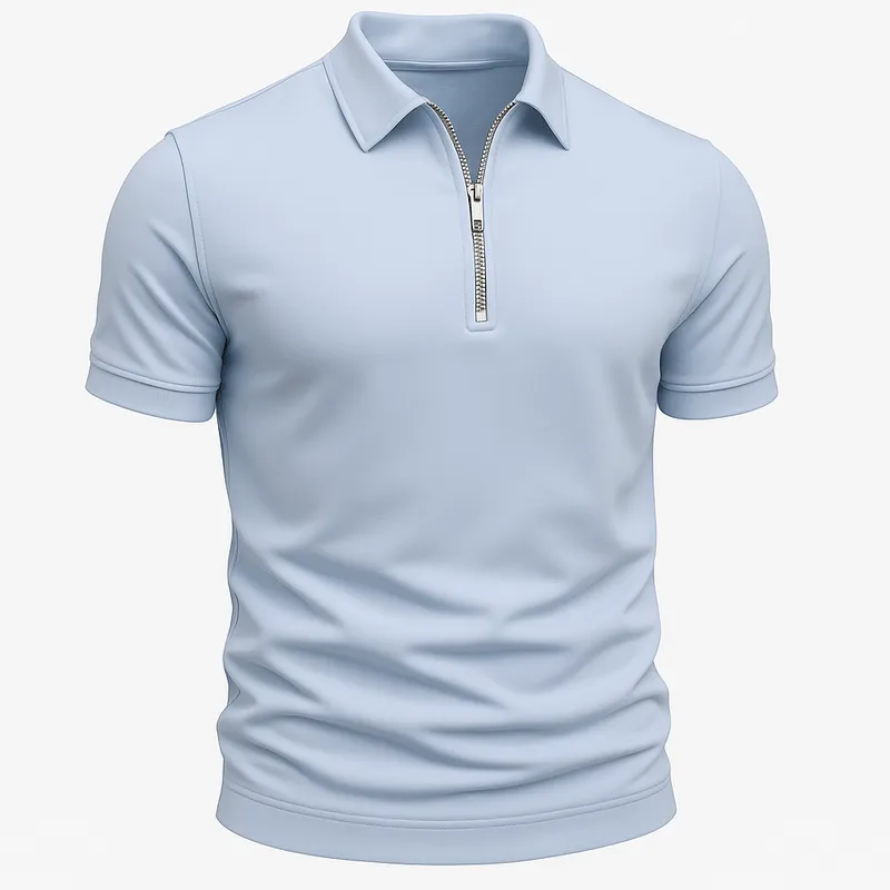 Domoir | Zip Polo Shirt