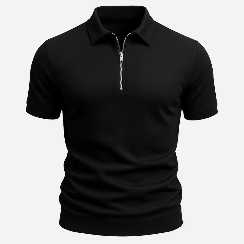 Domoir | Zip Polo Shirt