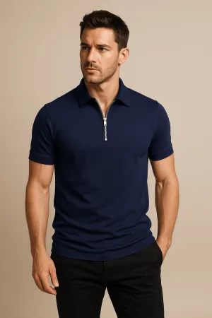 Domoir | Zip Polo Shirt