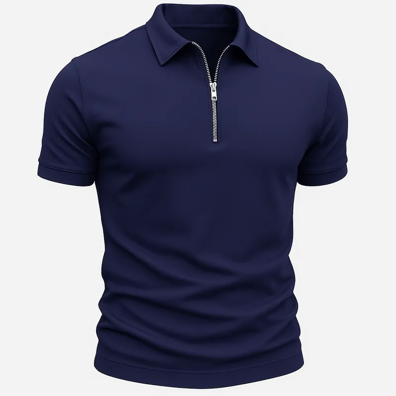 Domoir | Zip Polo Shirt