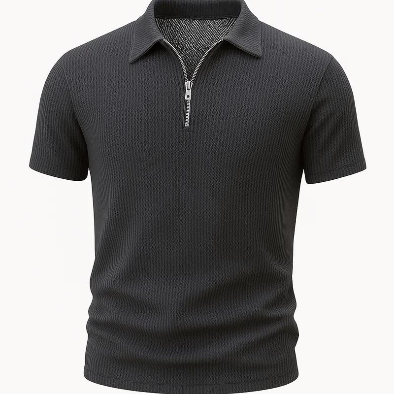 Domoir | Zip Polo Shirt