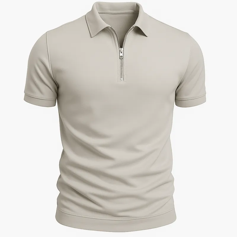 Domoir | Zip Polo Shirt
