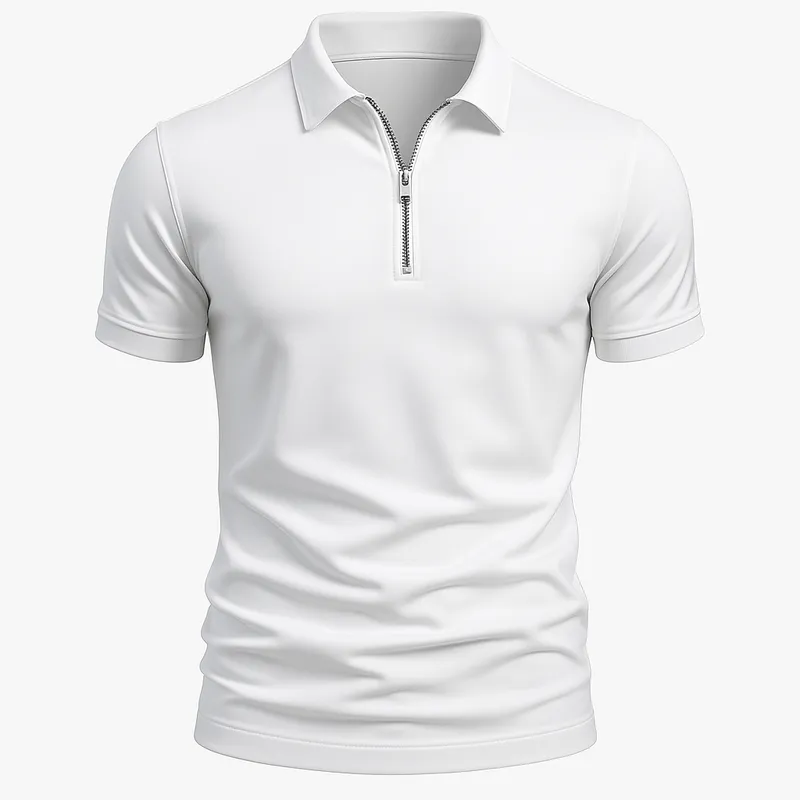 Domoir | Zip Polo Shirt